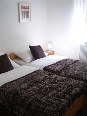Standard single with garden view, private facilities (shower), and breakfast